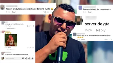 Cele mai virale reacții despre ”nunta de 40 de zile”, care a înnebunit internetul: ”Până se termină nunta asta, o fac și eu pe a mea”