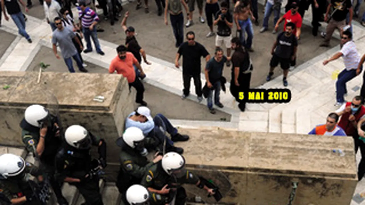 Noi proteste violente au loc in Atena