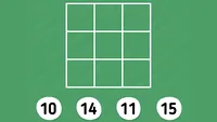 Test de inteligență | Câte pătrate sunt, în total: 10, 14, 11 sau 15?