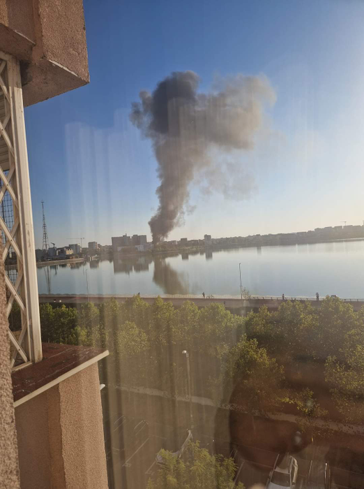 Incendii la fostul cinematograf Gloria și pe Aleea Lacul Morii. Sursă foto: Martori eveniment