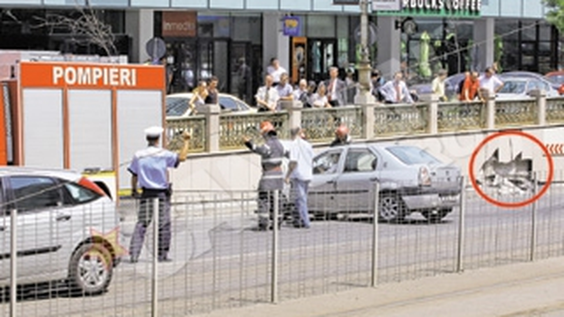 O soferita a gaurit Pasajul Victoriei