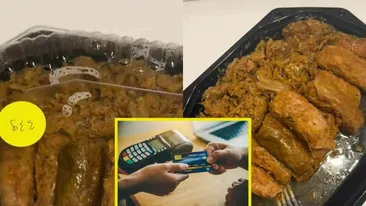 Nu este banc! Câte sute de lei a dat o româncă pentru 10 sarmale puse într-o caserolă tip platou