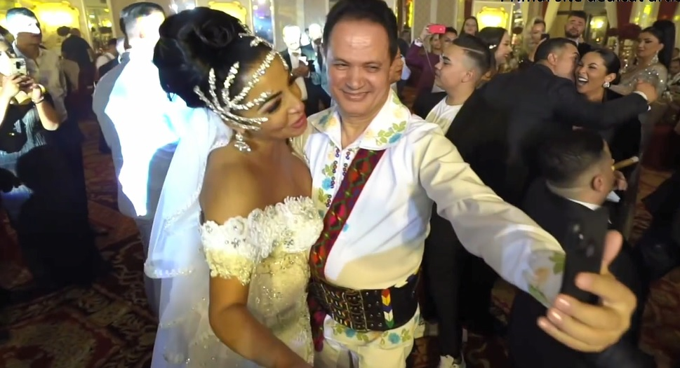 Kristiyana, alături de tatăl său, Vasile Barani