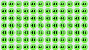 Iluzie optică | Identificați numărul 14 ascuns printre 41. Geniile reușesc în doar 4 secunde!