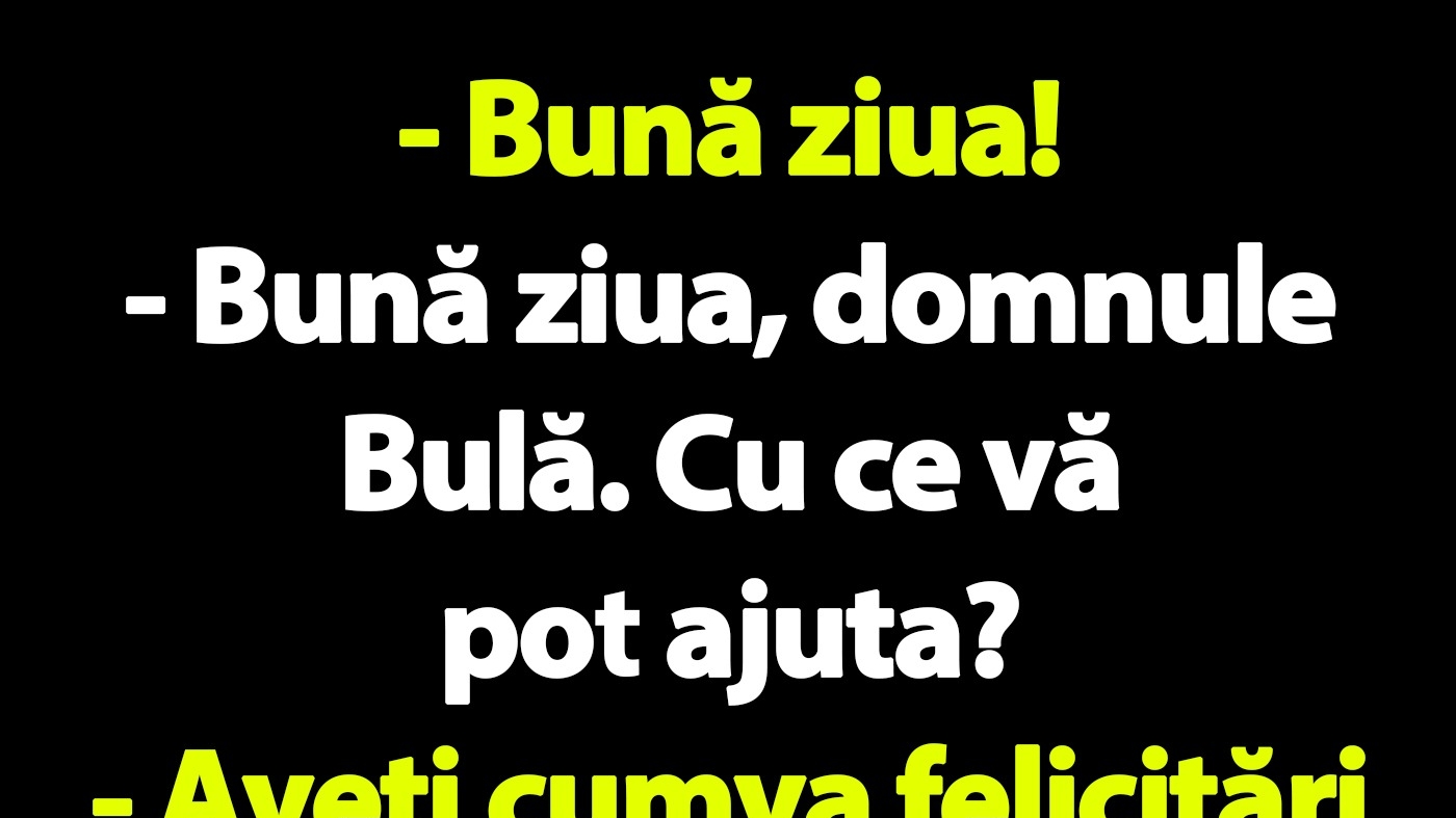 BANC | Bulă și felicitările de Ziua Îndrăgostiților
