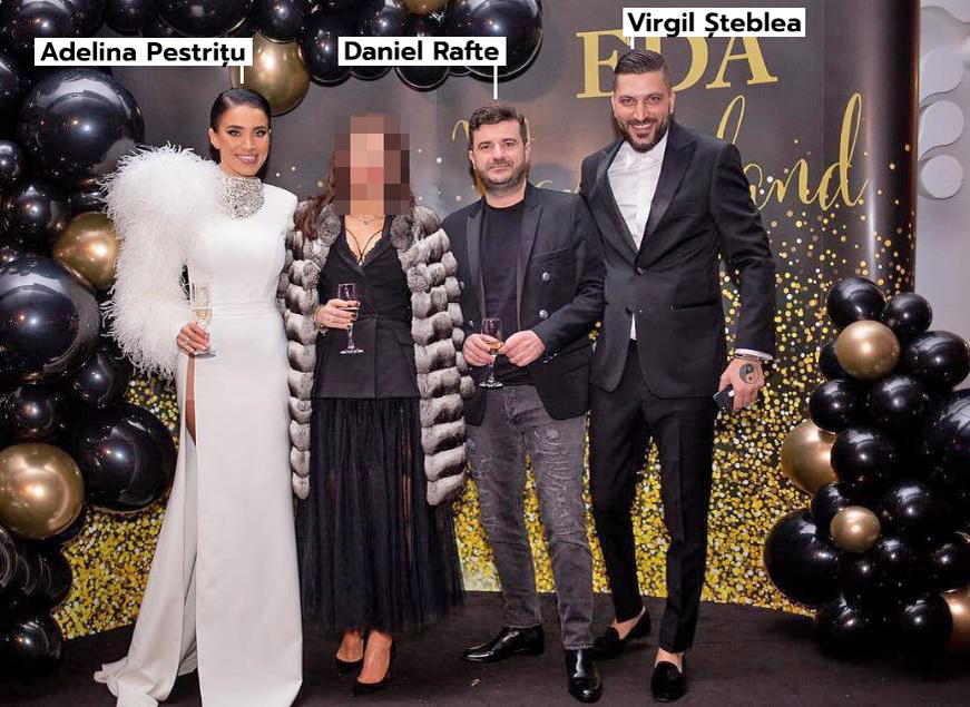 Daniel Rafte, alături de finii lui (SURSA FOTO: INSTAGRAM)