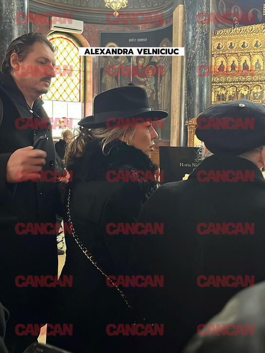 Alexandra Velniciuc, transfigurată. Cum a fost văzută la înmormântarea protectorului ei, Horia Moculescu