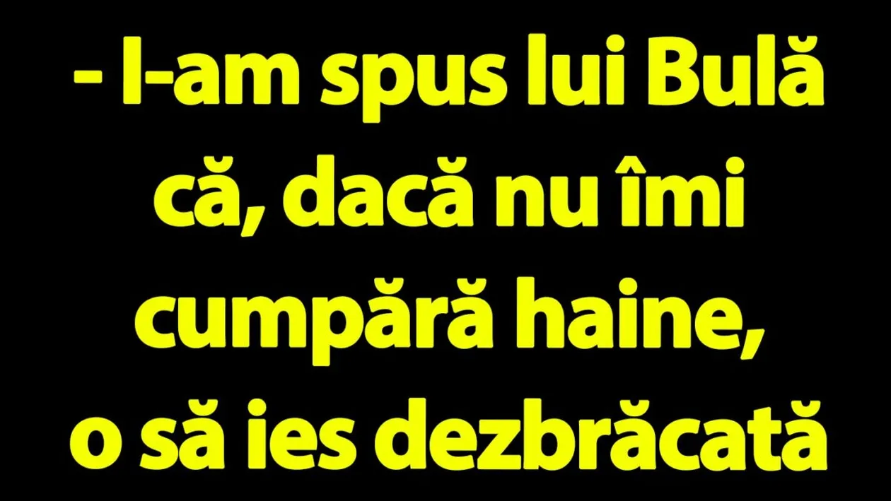 BANC | Răspunsul genial al lui Bulă