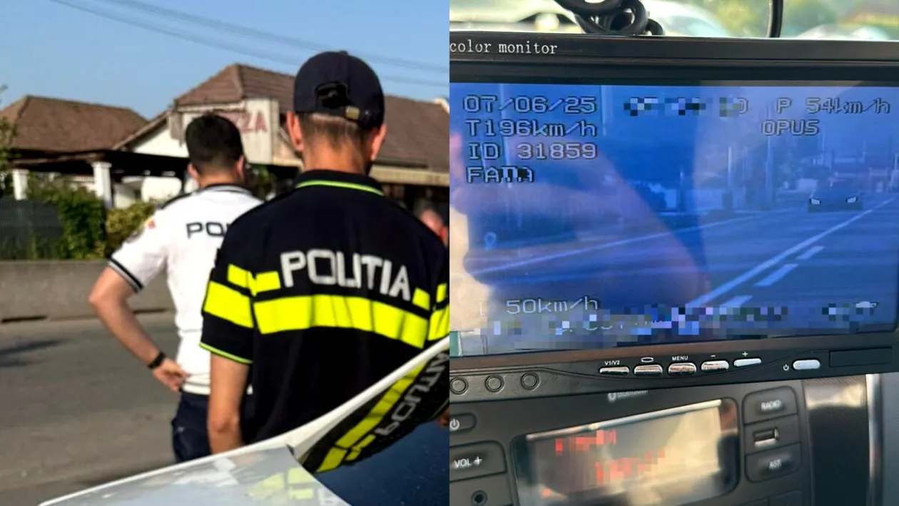 Vedetă din România, prinsă cu aproape 200 de km/h în județul Vâlcea! Ce au făcut polițiștii când au văzut radarul