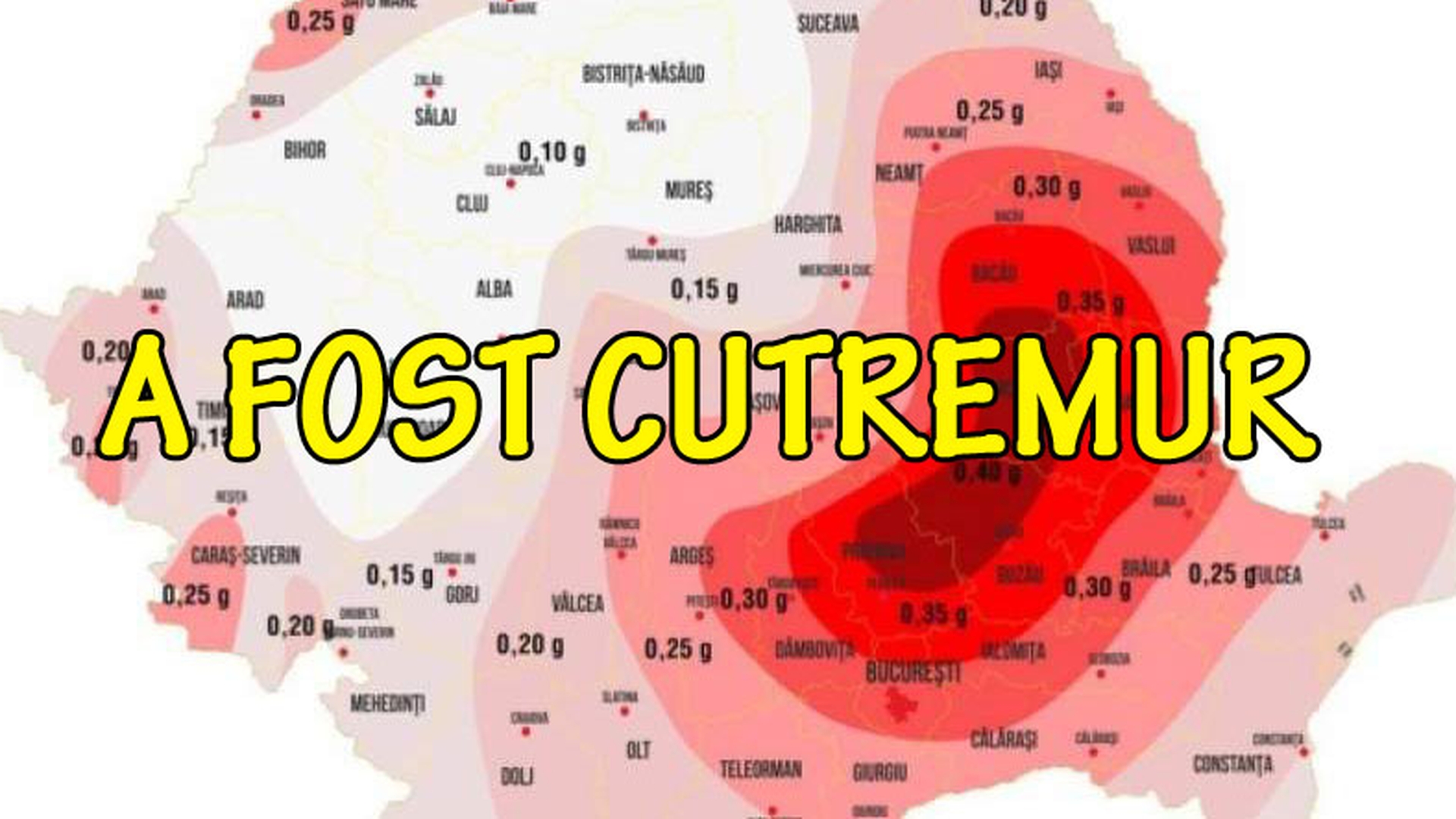Cutremur puternic în România, în urmă cu puțin timp. L-ați simțit?
