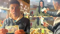 Nu e o glumă! Ce a cumpărat Lucian cu 100 de lei de la Târgul de Crăciun din Craiova