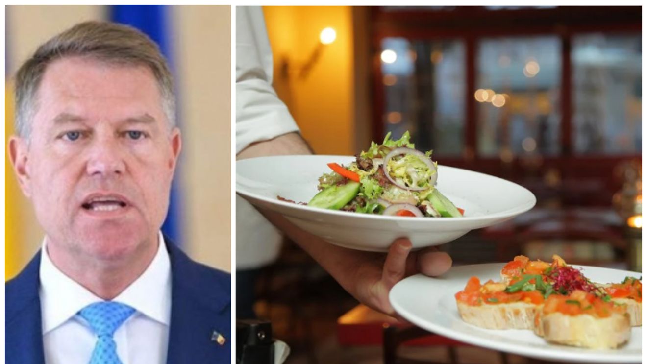 Klaus Iohannis a dat legea care îi va înfuria pe proprietarii de restaurante. Mâncare la pachet, gratis