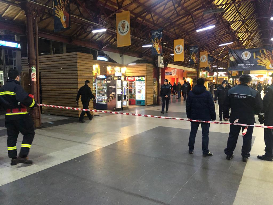 Momente de panică în Gara de Nord, după ce Popescu Constantin a amenințat că a pus o bombă cu gaz sarin