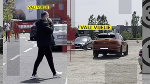 Vijelie și-a testat mașina de 250.000 € prin gropile din Băneasa. Vali, ușor, că e Bentley, nu e tractor!