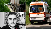 Destin crunt pentru Ionuț, un tânăr de 26 de ani din Gorj. S-a izbit cu mașina de un camion condus chiar de vărul lui: „N-a avut nicio șansă”