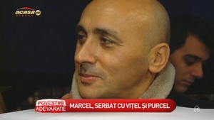 Marcel Pavel, ca un rege de ziua lui! Imagini fantastice de la petrecerea românească, cu viţel la proţap - "Mă simt ca vinul roşu"