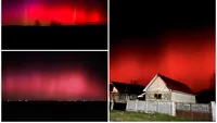 Spectacol pe cerul României! Aurora Boreală, vizibilă în mai multe zone din țară | FOTO