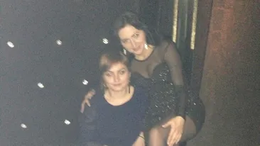 Fina lui Tavi Colen a sarbatorit primul termen in divortul de evazionistul Mujea Marcelini la club. Vezi cat de sexy s-a imbracat!