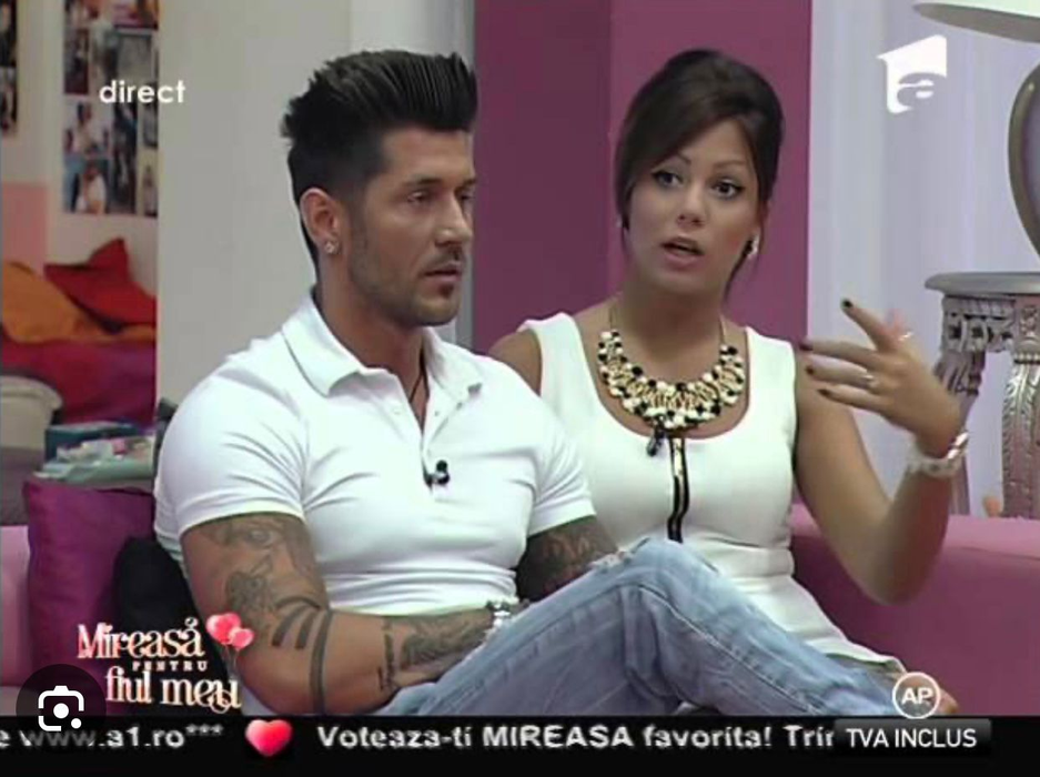 Andrei și Cristina în perioada în care au participat în show-ul MPFM