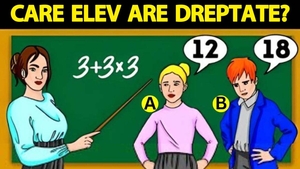 Test de inteligență | Care dintre cei doi elevi are dreptate?