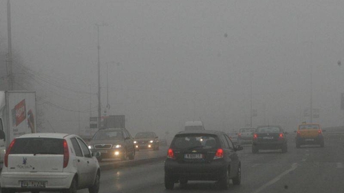 Romania e in ceata! Meteorologii au emis astazi COD GALBEN. Vezi ce zone sunt afectate