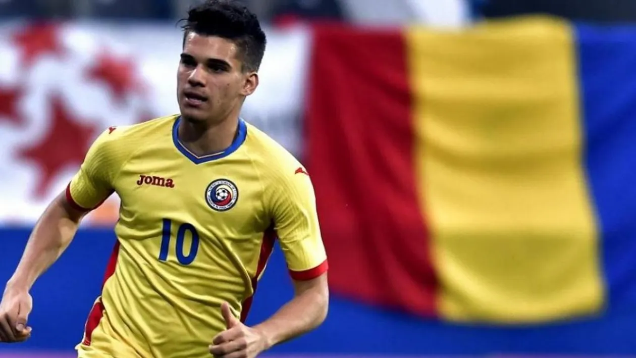 Ianis Hagi, fericit după o nouă calificare la un European de tineret: „Sper să port banderola şi numărul 10 și în viitor!” 