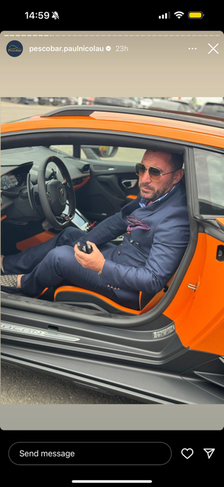 Pescobar și-a cumpărat un nou bolid de lux! Suma ireală pe care a plătit-o pentru bijuteria pe 4 roți