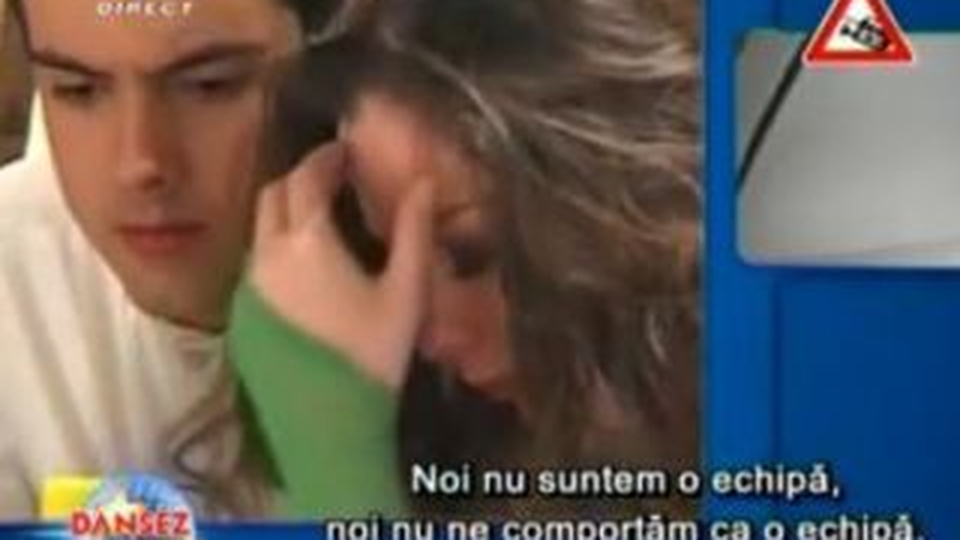 VIDEO Grigore, partenerul Iulianei Luciu la "Dansez pentru tine": "Iuliana e o actrita, noi nu formam o echipa"