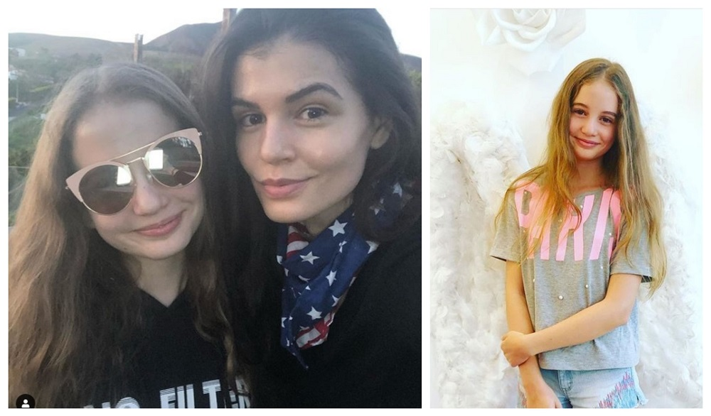 Fiica lui Irinel Columbeanu calcă pe urmele mamei sale, Monica Gabor. Cum pozează Irina Columbeanu la 12 ani