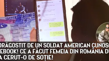 O romanca s-a indragostit pe Facebook de un soldat american. Ce a facut femeia dupa ce barbatul a cerut-o in casatorie