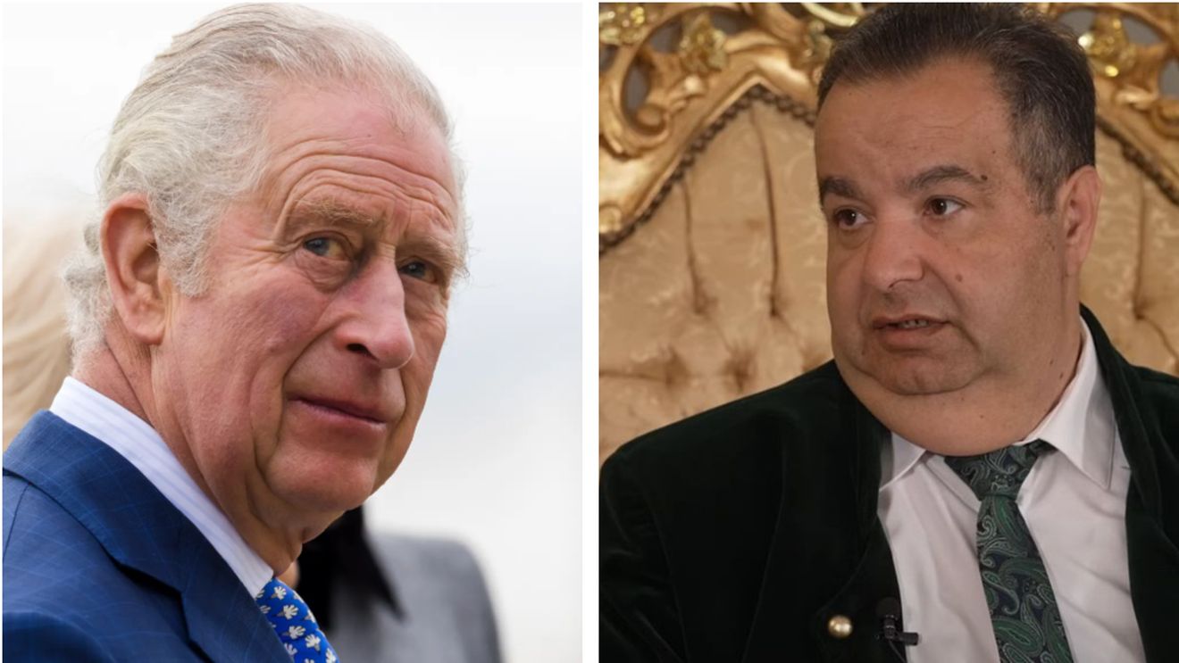 Regele Charles al III-lea, întâmpinat în cel mai tradițional mod de „Regele” Cioabă. „De la rege pentru rege”