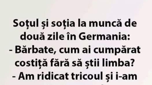 BANC | Cuplu de români în Germania