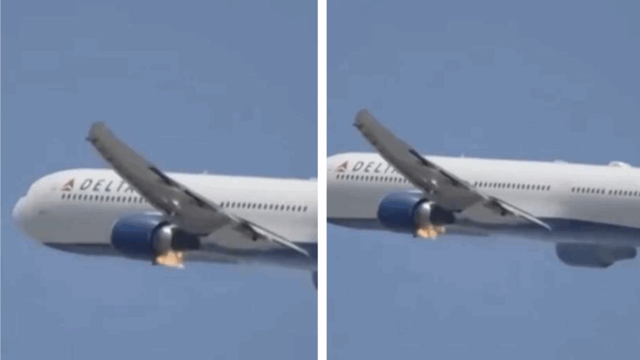 Panică la bordul unui avion aflat în aer! Unul din motoare a luat foc, informații de ultimă oră