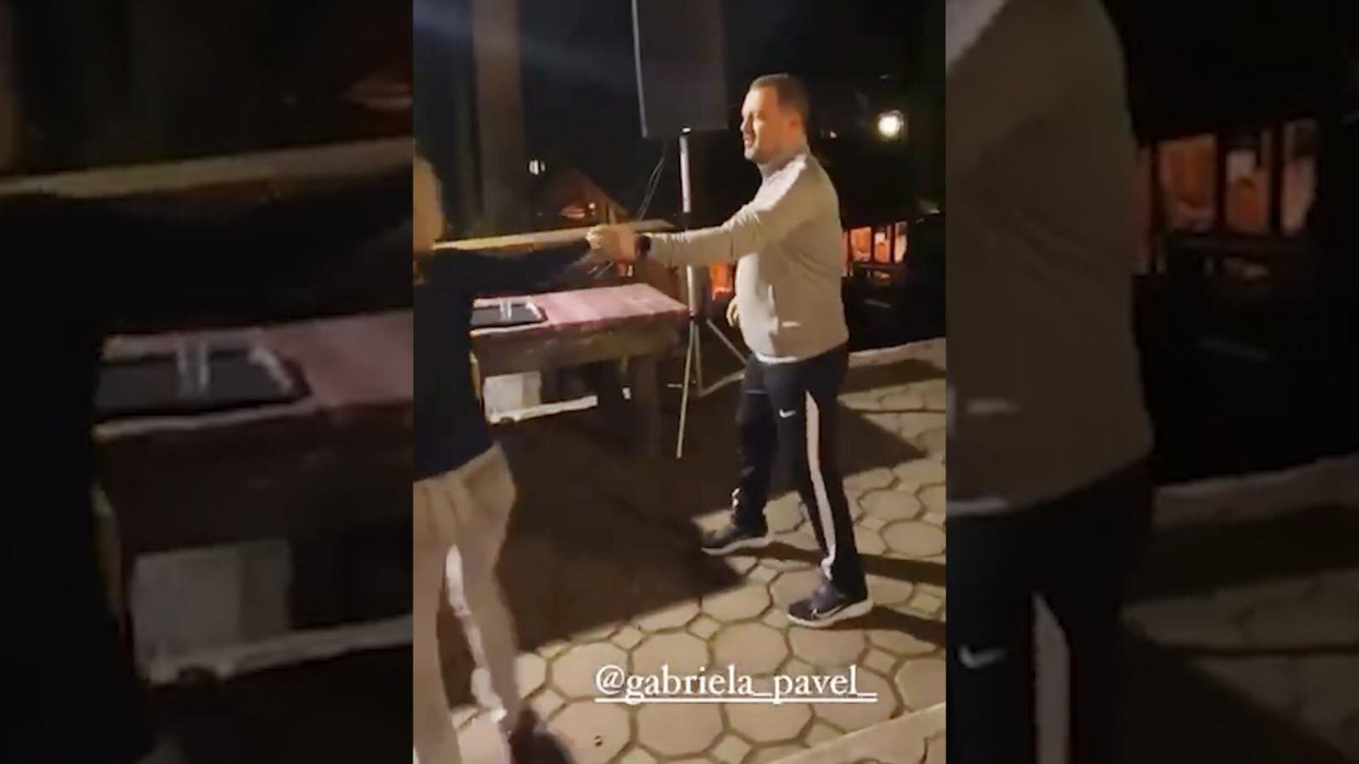 Vasile Geambazi și Gabriela Pavel, show pe ringul de dans la ziua lui Codin Maticiuc
