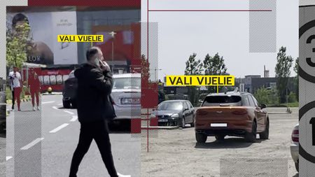Vijelie și-a testat mașina de 250.000 € prin gropile din Băneasa. Vali, ușor, că e Bentley, nu e tractor!