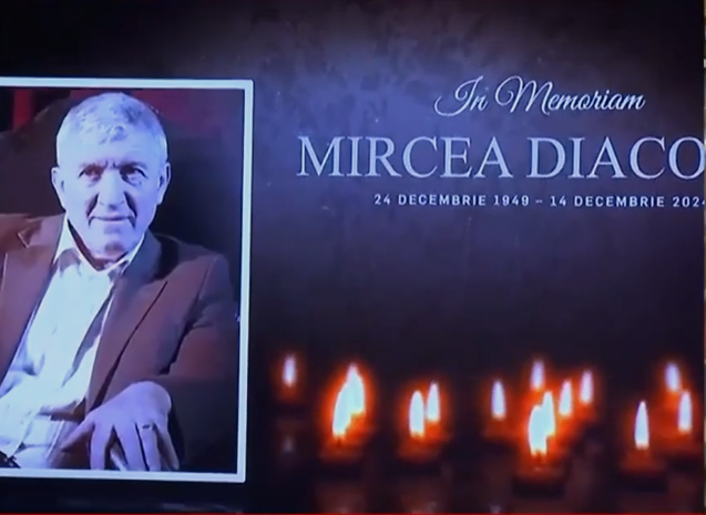 Primele imagini de la priveghiul lui Mircea Diaconu. Actorul va fi înmormântat marți