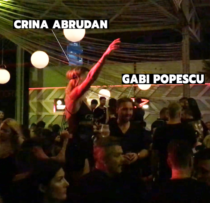 Crina Abrudan și Gabi Popescu s-au distrat la LOFT Mamaia