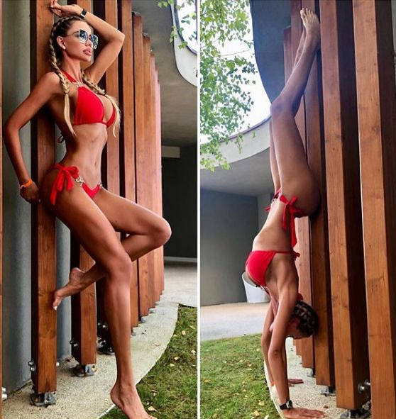 Ce poze sexy își face Bianca Drăgușanu! Cum își etalează blondina corpul perfect