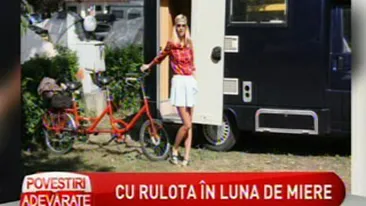 Dana Rogoz, dusa in luna de miere cu rulota: Cand doream trageam pe dreapta si fie dormeam, fie gateam ceva de mancare