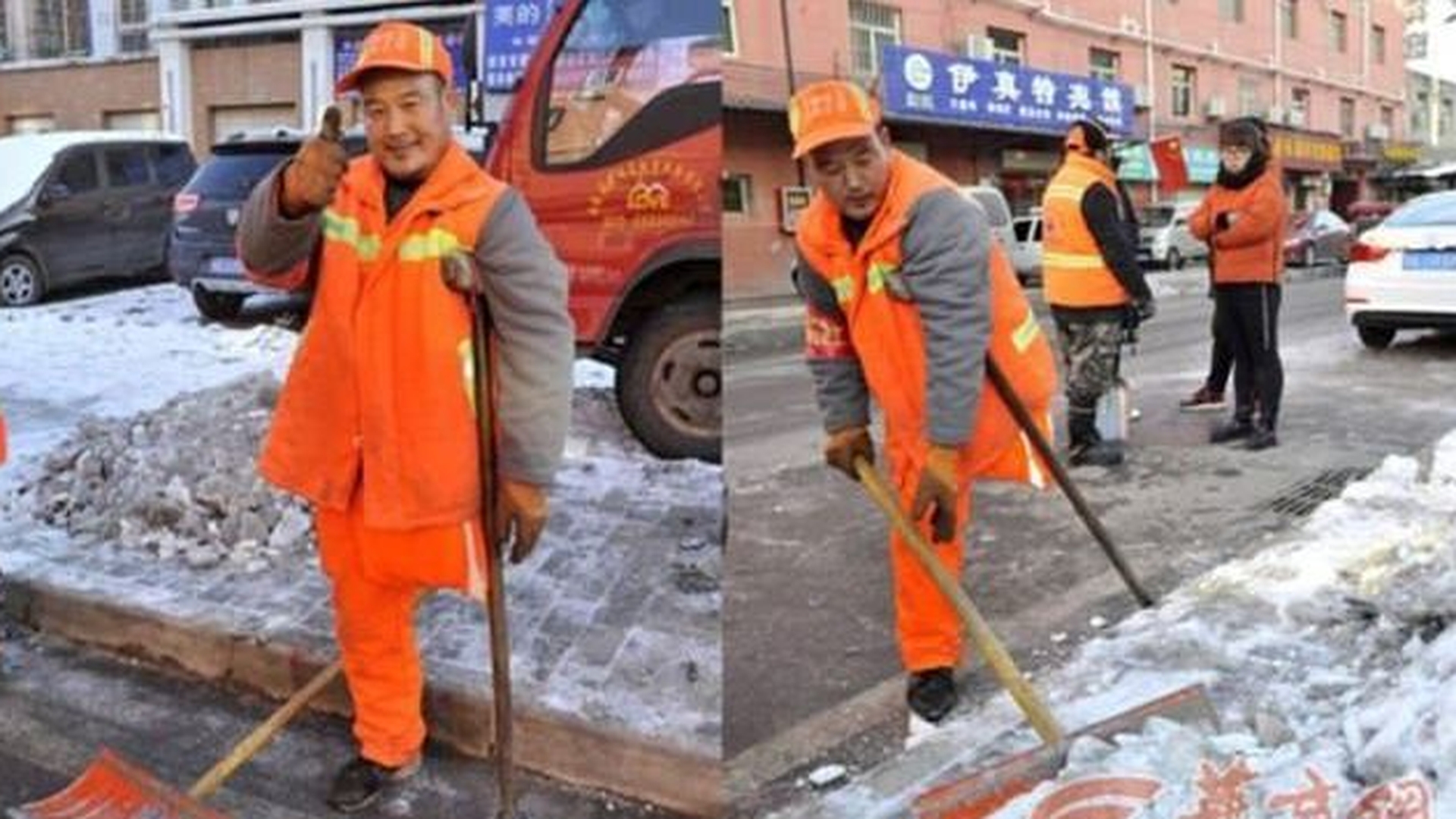 Maturatorul surd, mut si fara un picior! Curata de 12 ani strazile si nu se plange. De ce nu vrea sa stea acasa