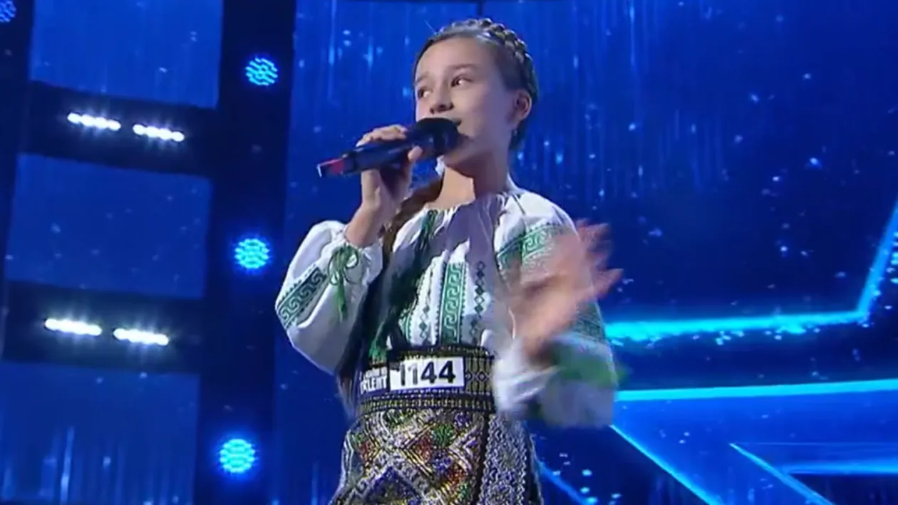 Românii au talent. Ea e moldoveanca de 9 ani care a ridicat sala în picioare! Cum au reacționat Smiley și Pavel Bartoș + Andra a rămas fără cuvinte VIDEO
