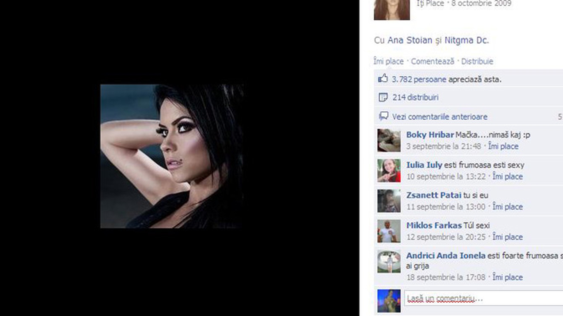 Ce postau, la inceputuri, artistii pentru fanii virtuali.  Prima poza de pe Facebook a vedetelor autohtone