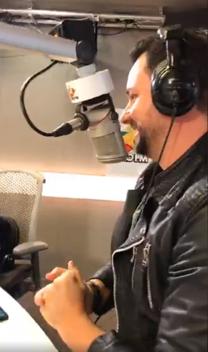 Cătălin Măruță și Andra au fost invitați la radio