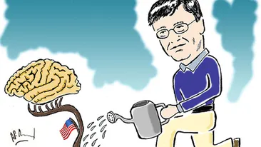 Bill Gates a ajuns caricatura! Vei citi despre viata si afacerea lui intr-un volum de benzi desenate
