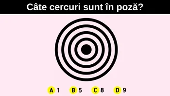 Test IQ | Numai geniile adevărate văd câte cercuri sunt în această poză, în doar 5 secunde!