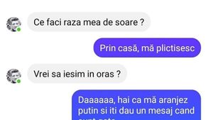 BANC | "Ce faci, raza mea de soare?"