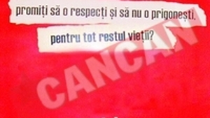 Sloganul Cancan, reclama electorala