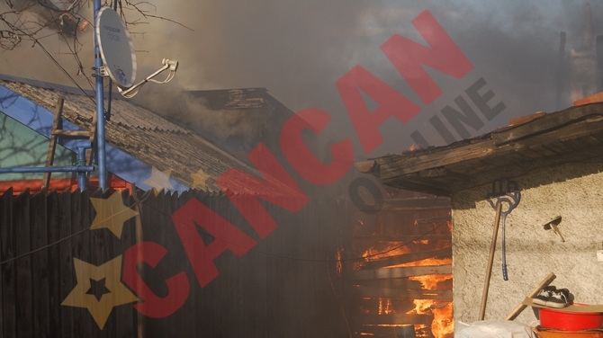 Incendiu devastator in Colonia Petrosaniului