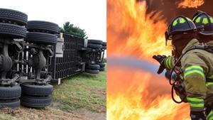 Tragedie în Italia. Un șofer român de TIR a murit carbonizat în cabină, după ce camionul s-a răsturnat