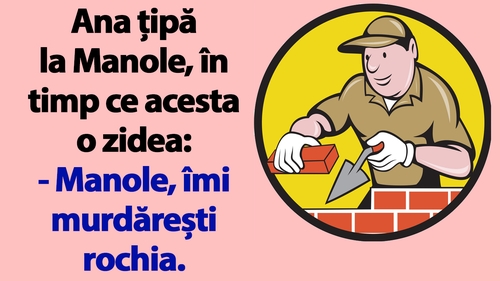 BANC | Ana țipă la Manole, în timp ce acesta o zidea: "Îmi murdărești rochia!"